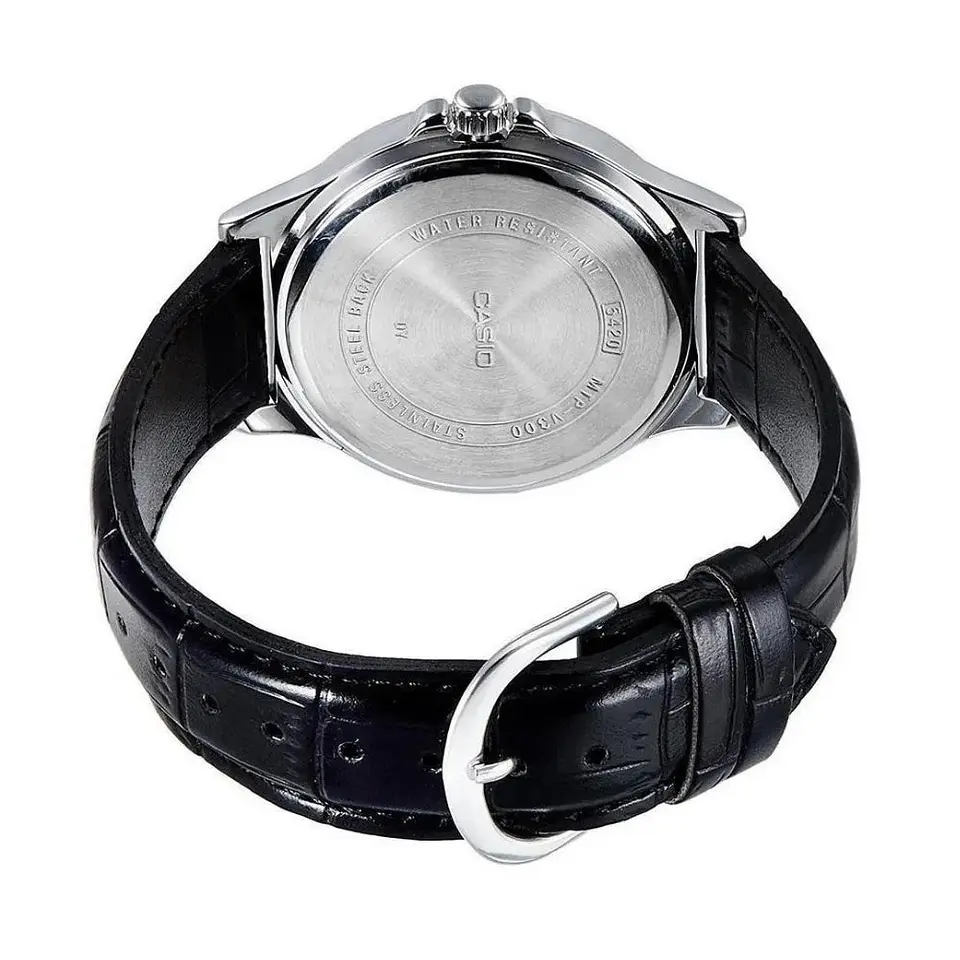 Reloj Analogo Casio MTPVT01L-1BUDF Para Hombre en Acero Color Negro 2
