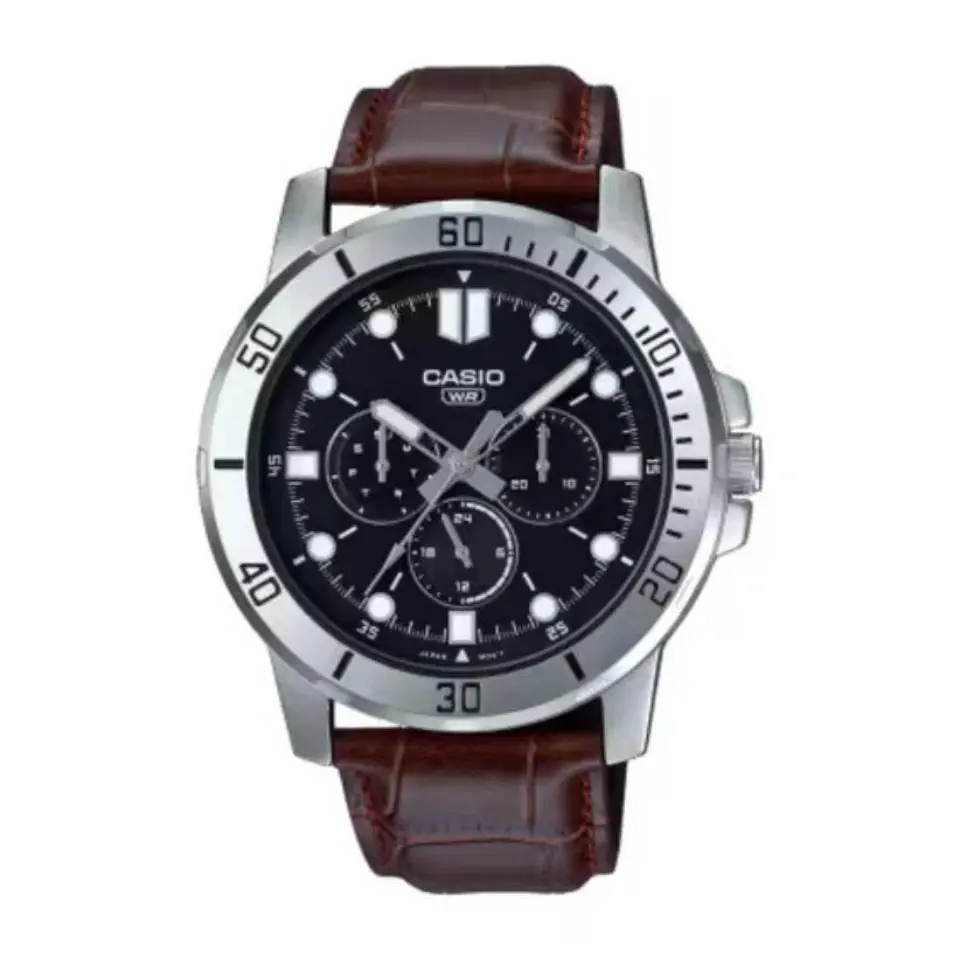 Reloj Analogo Casio MTP-VD300L-1EUDF Para Hombre en Acero Color Plateado 1