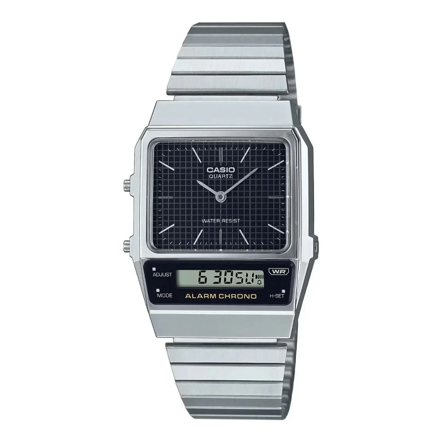 Reloj Digital Casio AQ-800E-1ADF para Hombre en Acero Color Plateado 1