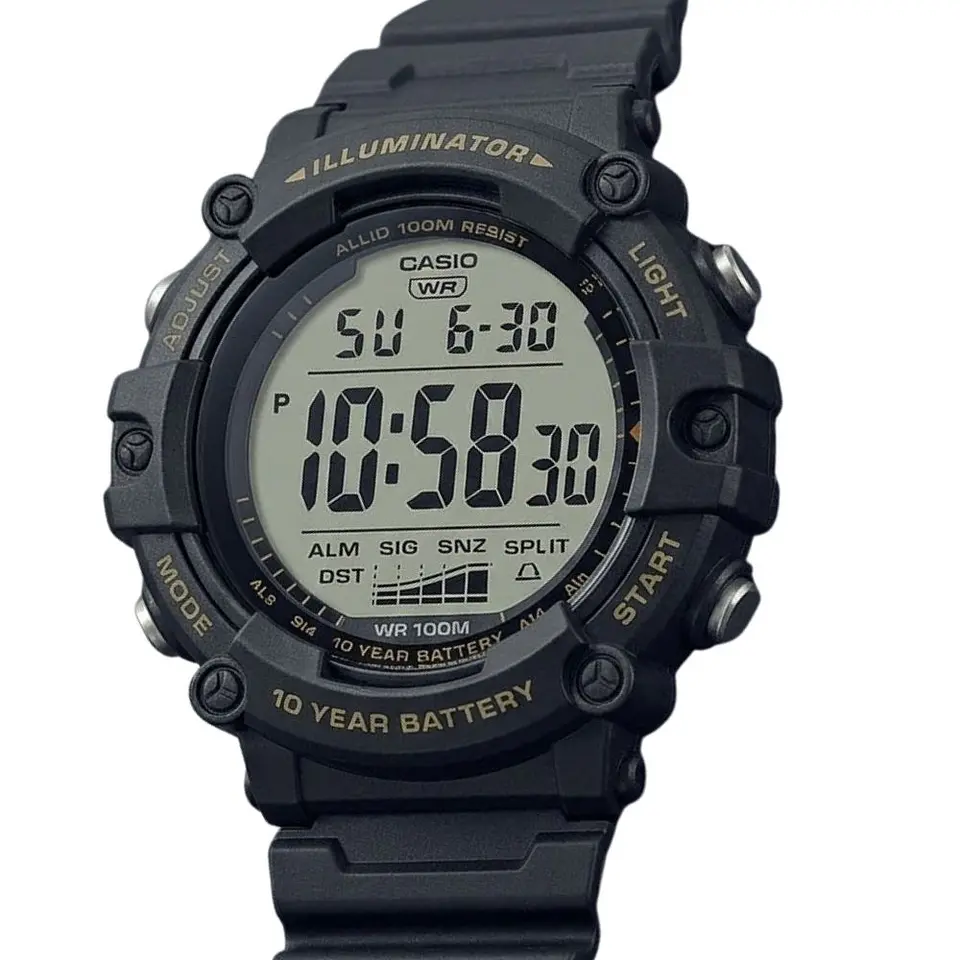 Reloj Digital Casio AE1500WHX-1AVDF Para Hombre en Resina Color Negro 4
