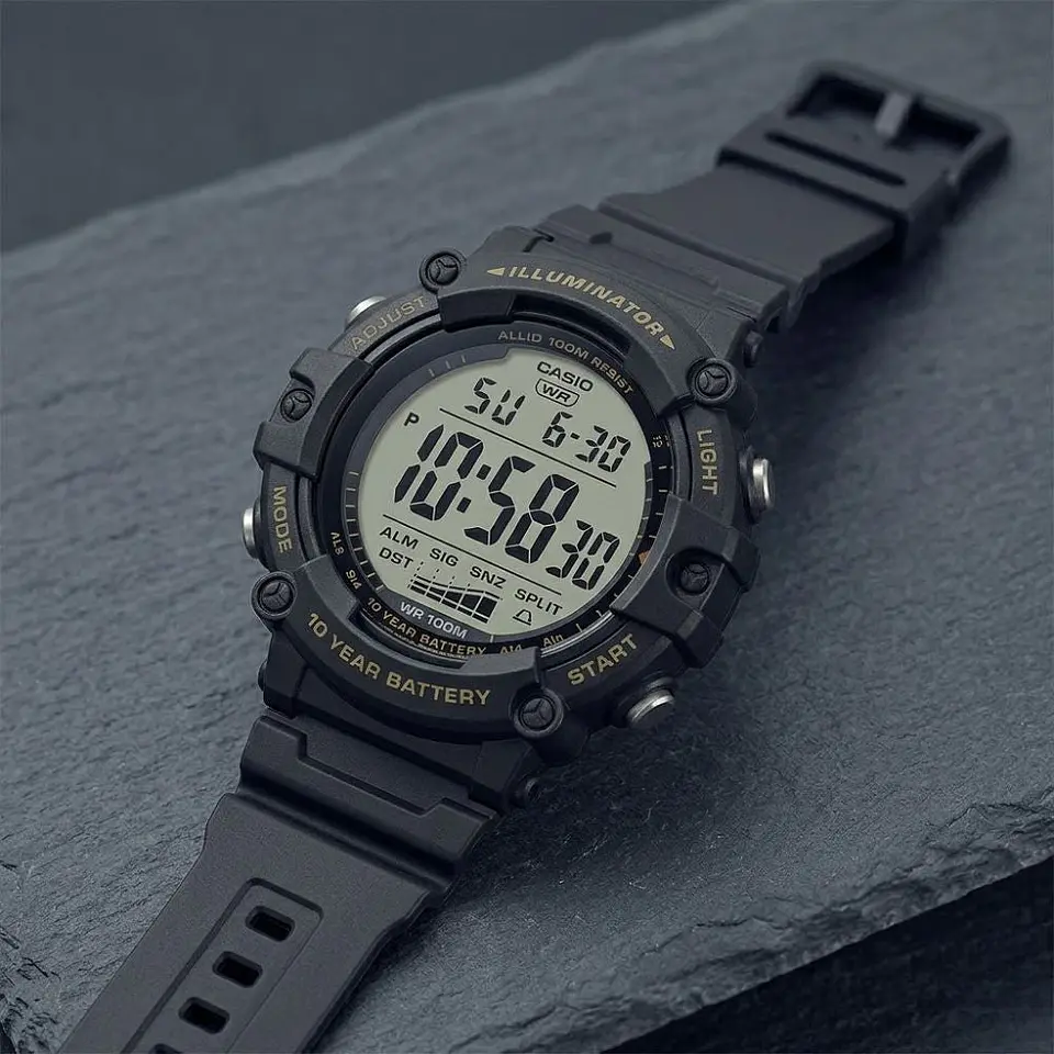 Reloj Digital Casio AE1500WHX-1AVDF Para Hombre en Resina Color Negro 5