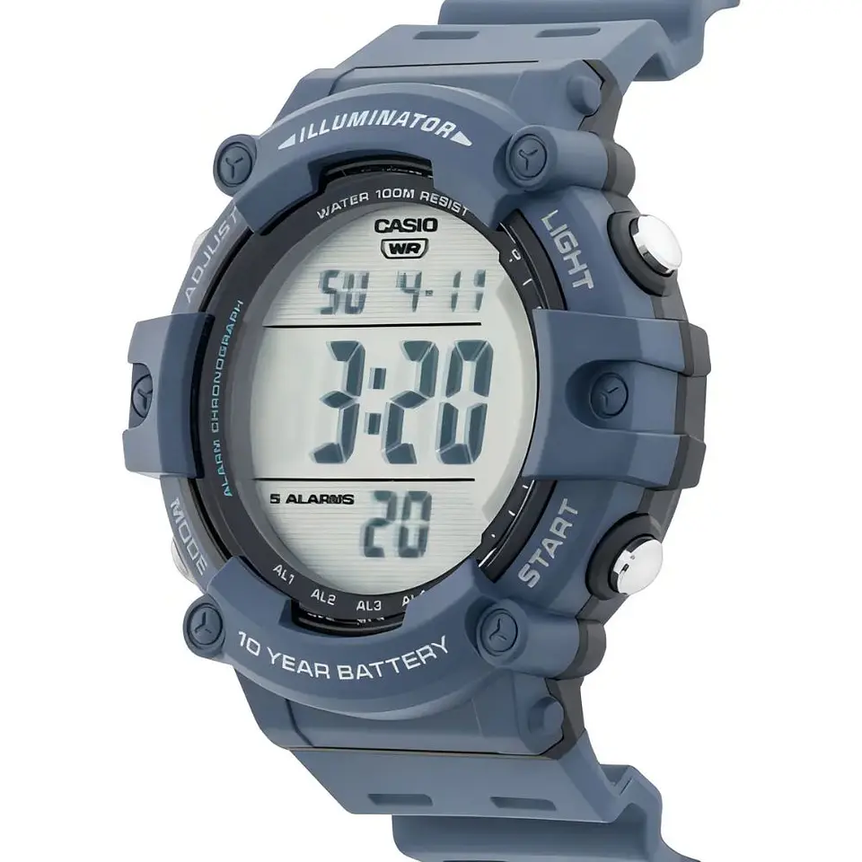 Reloj Digital Casio AE1500WH-2AVDF Para Hombre en Resina Color Azul 3