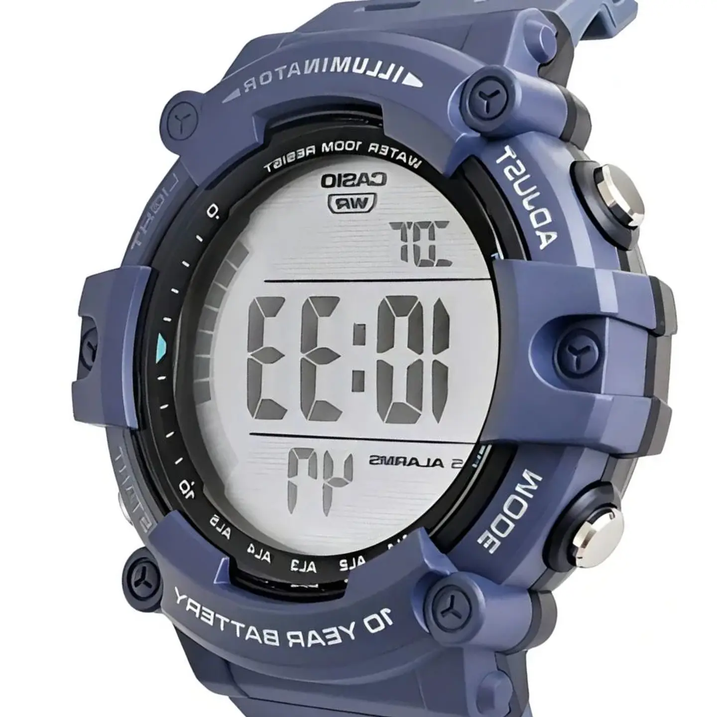 Reloj Digital Casio AE1500WH-2AVDF Para Hombre en Resina Color Azul 4
