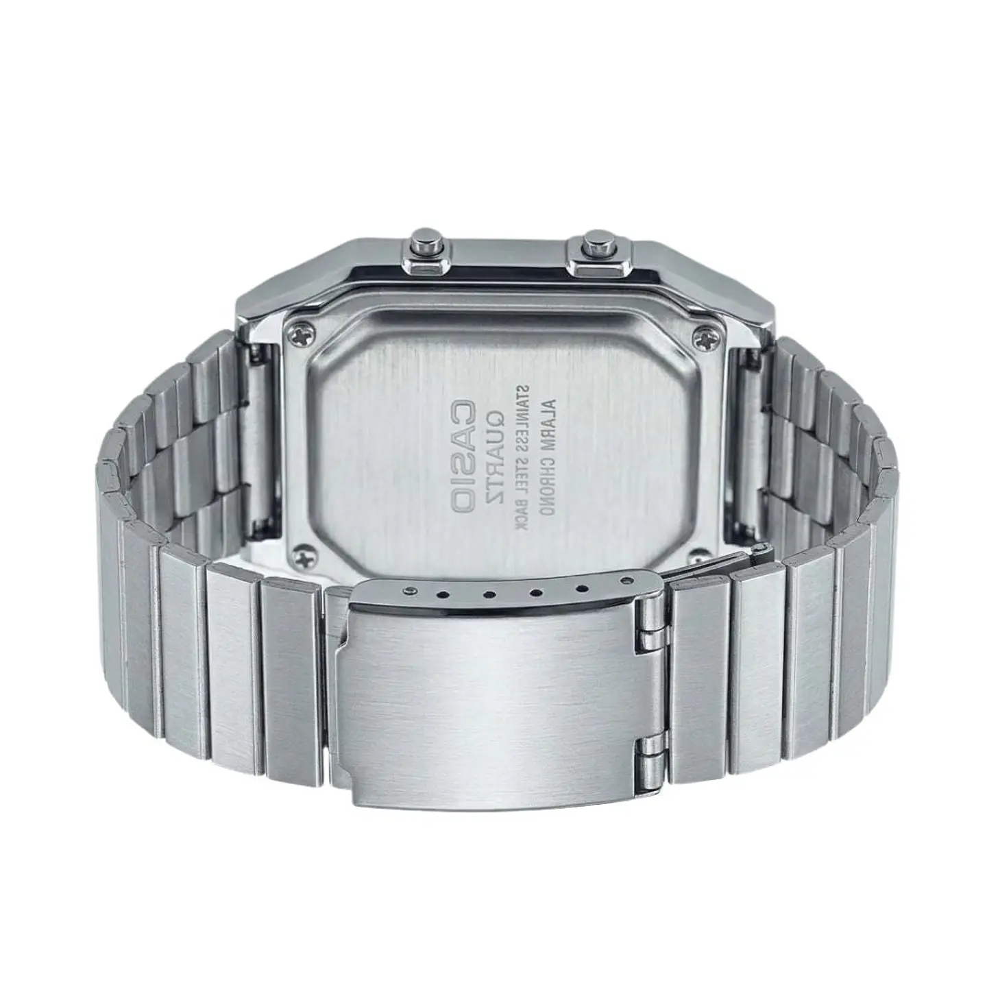 Reloj Digital - Analogo Casio AQ-800E-7A2DF Para Hombre en Acero Color Plateado 2