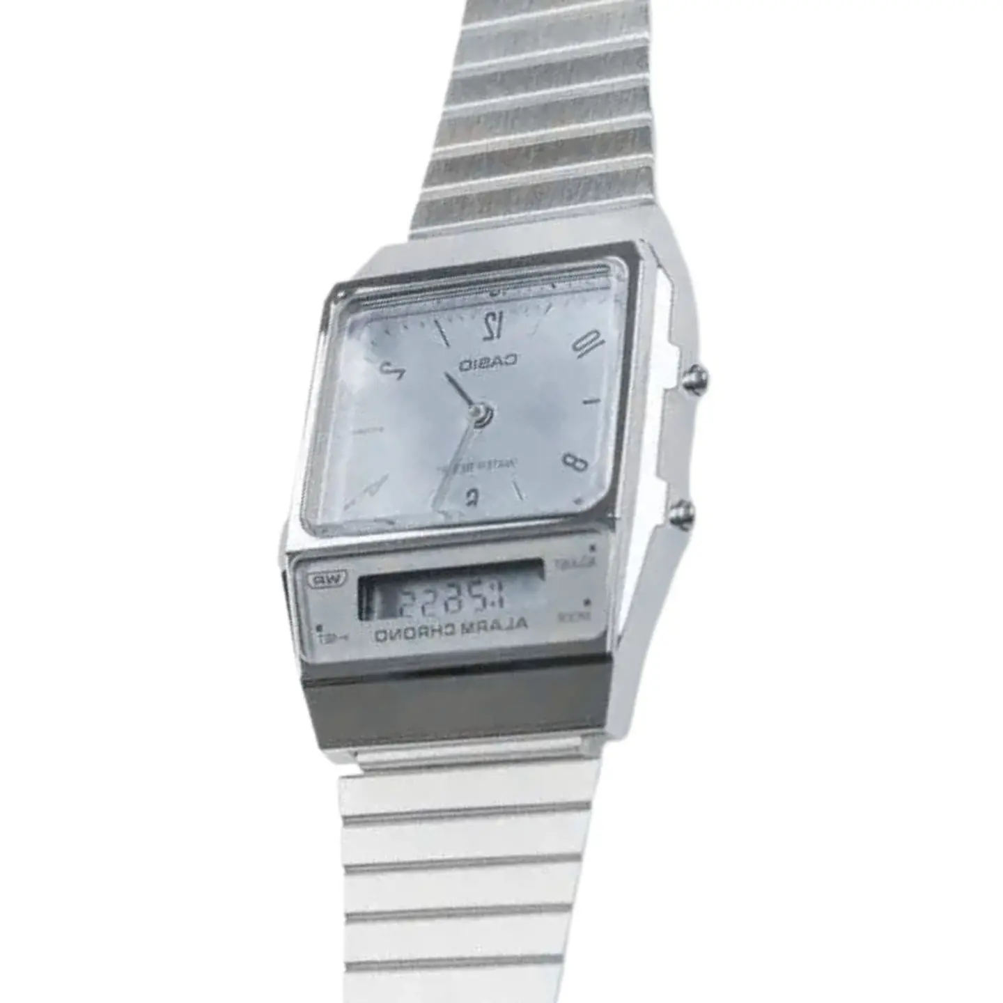 Reloj Digital - Analogo Casio AQ-800E-7A2DF Para Hombre en Acero Color Plateado 4