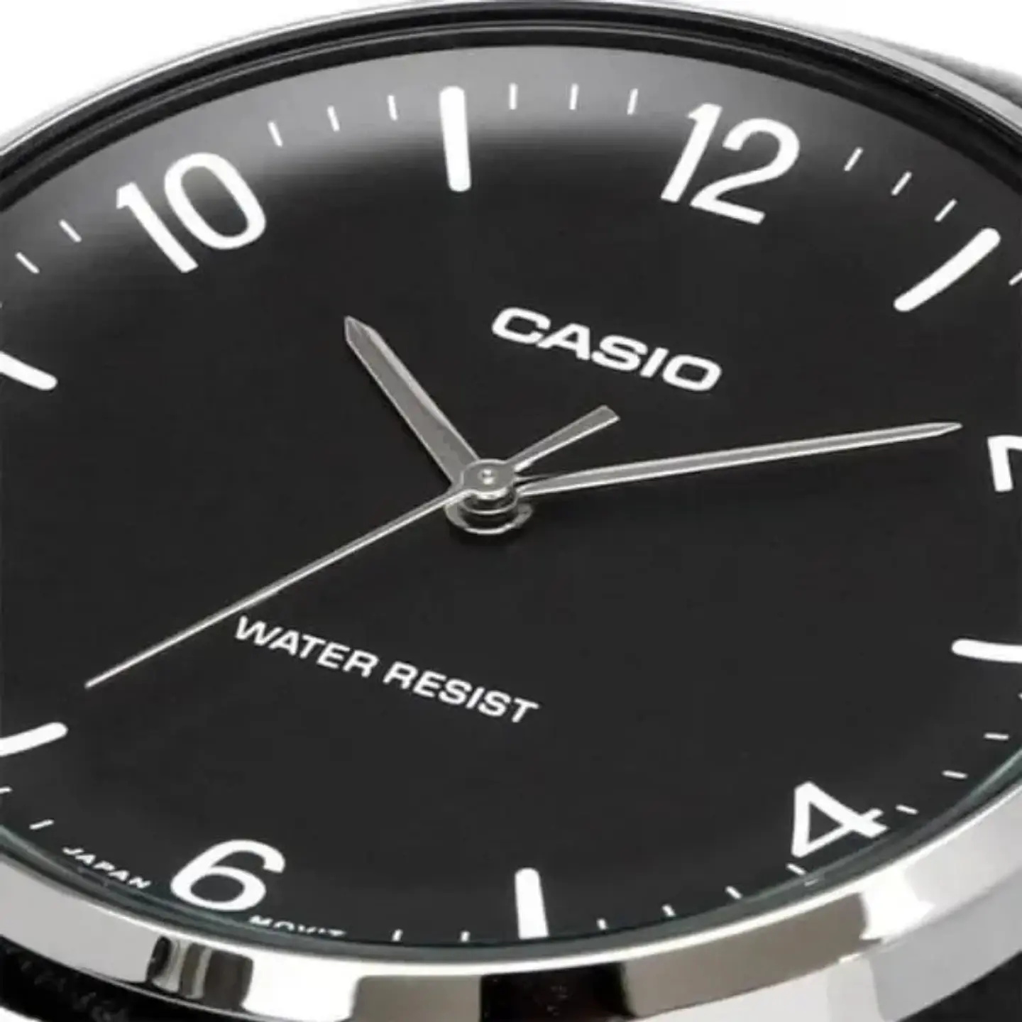 Reloj Analogo Casio MTP-VT03L-1BDF Para Hombre en Acero Color Negro 4