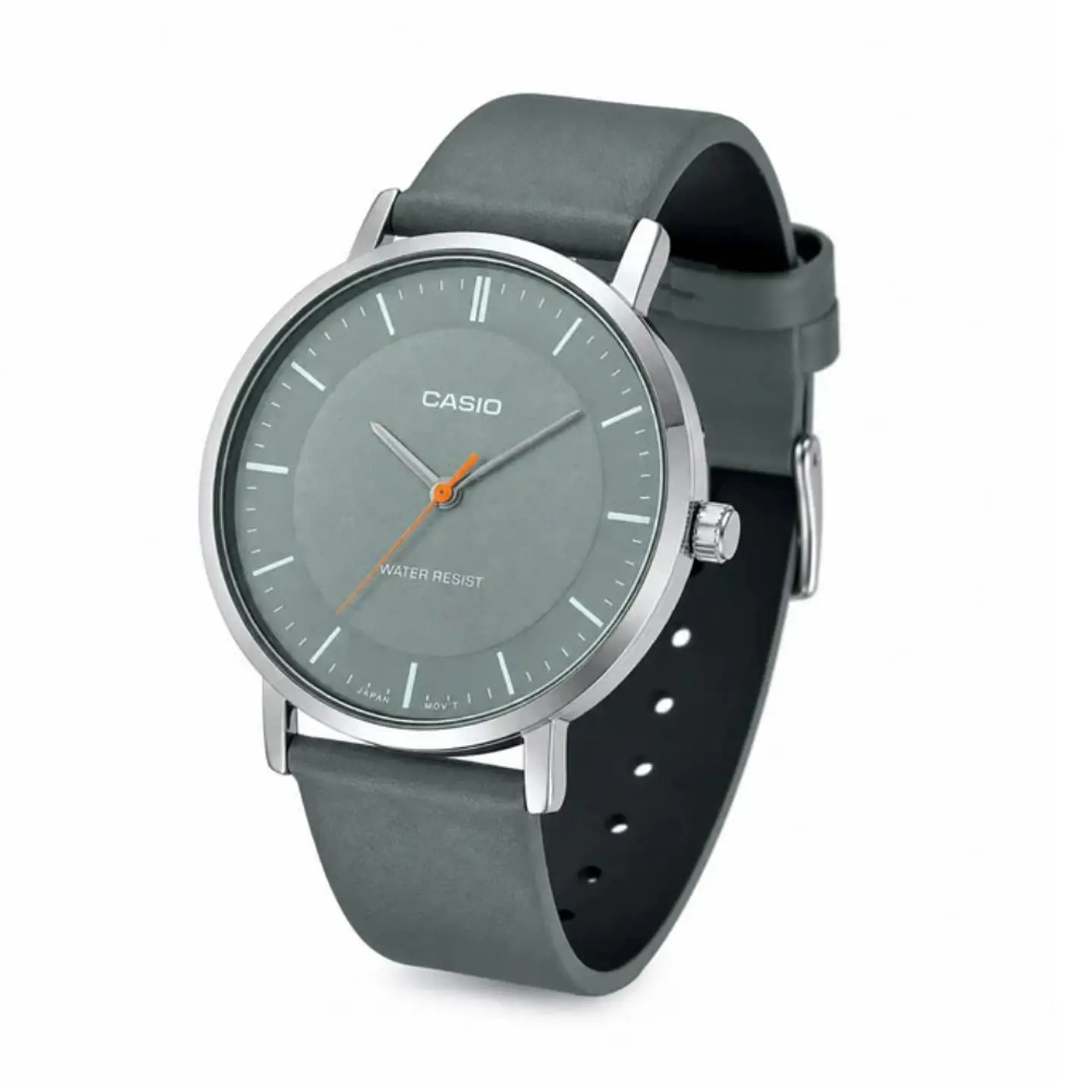 Reloj Analogo Casio MTP-VT04L-8EDF Para Hombre en Acero Color Gris 4