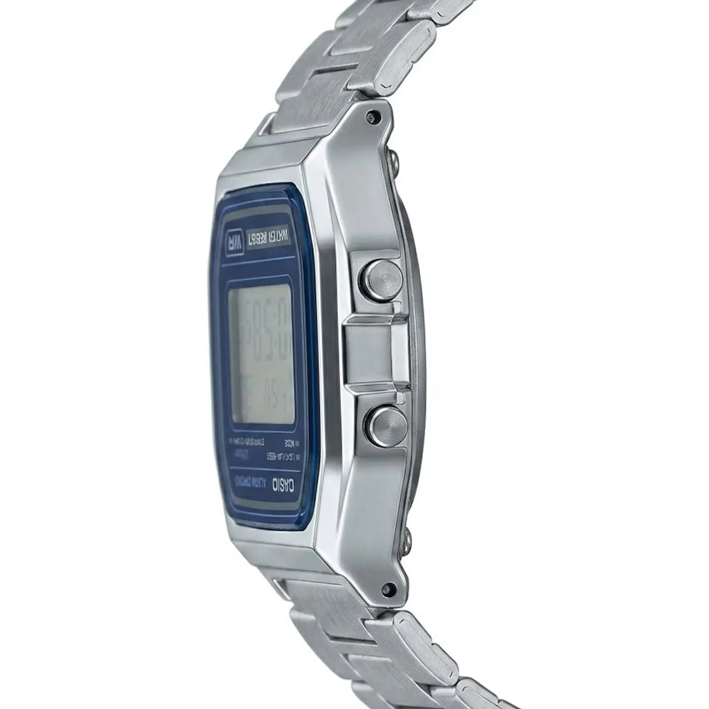 Reloj Digital Casio A158WEA-2DF Unisex en Acero Color Plateado 3