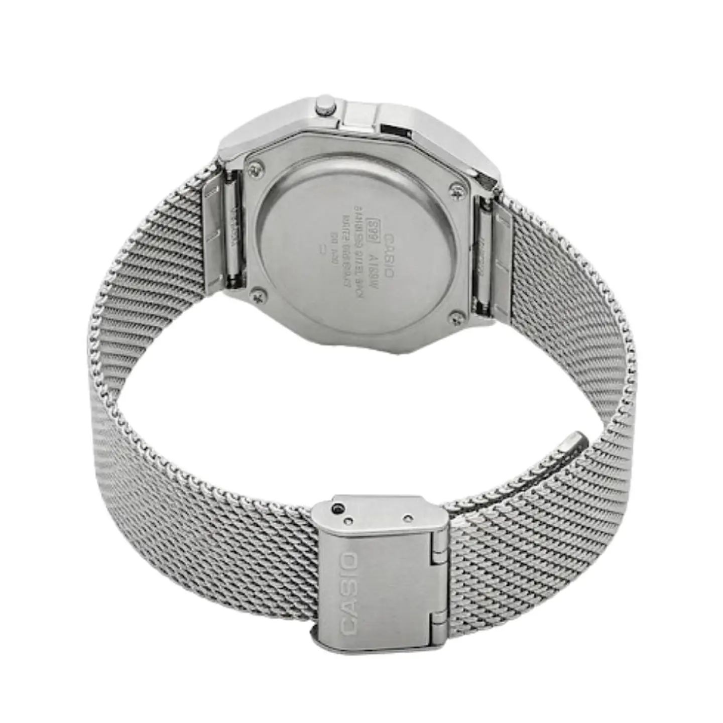 Reloj Digital Casio A158WEA-7DF Mujer en Acero Color Plateado 2