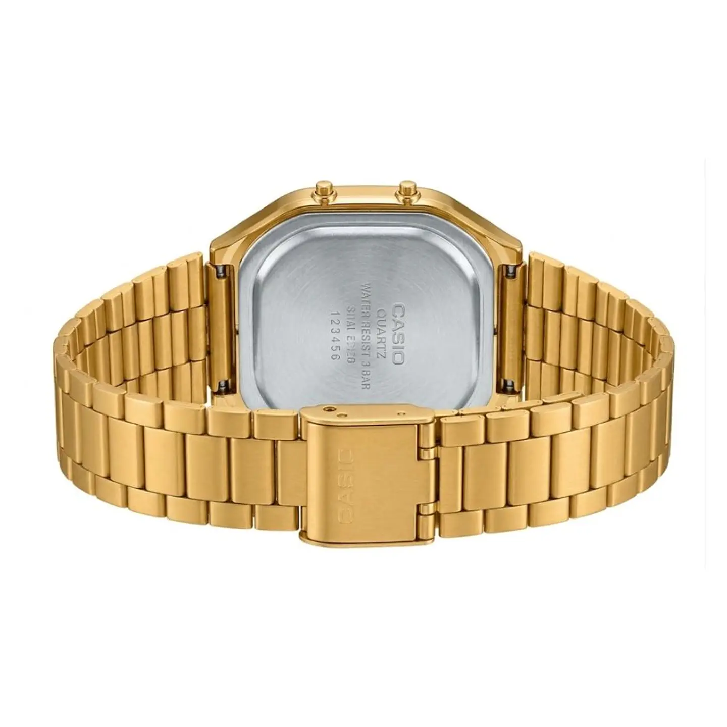 Reloj Digital - Analogo Casio AQ-240EG-9ADF Unisex en Acero Color Dorado 2