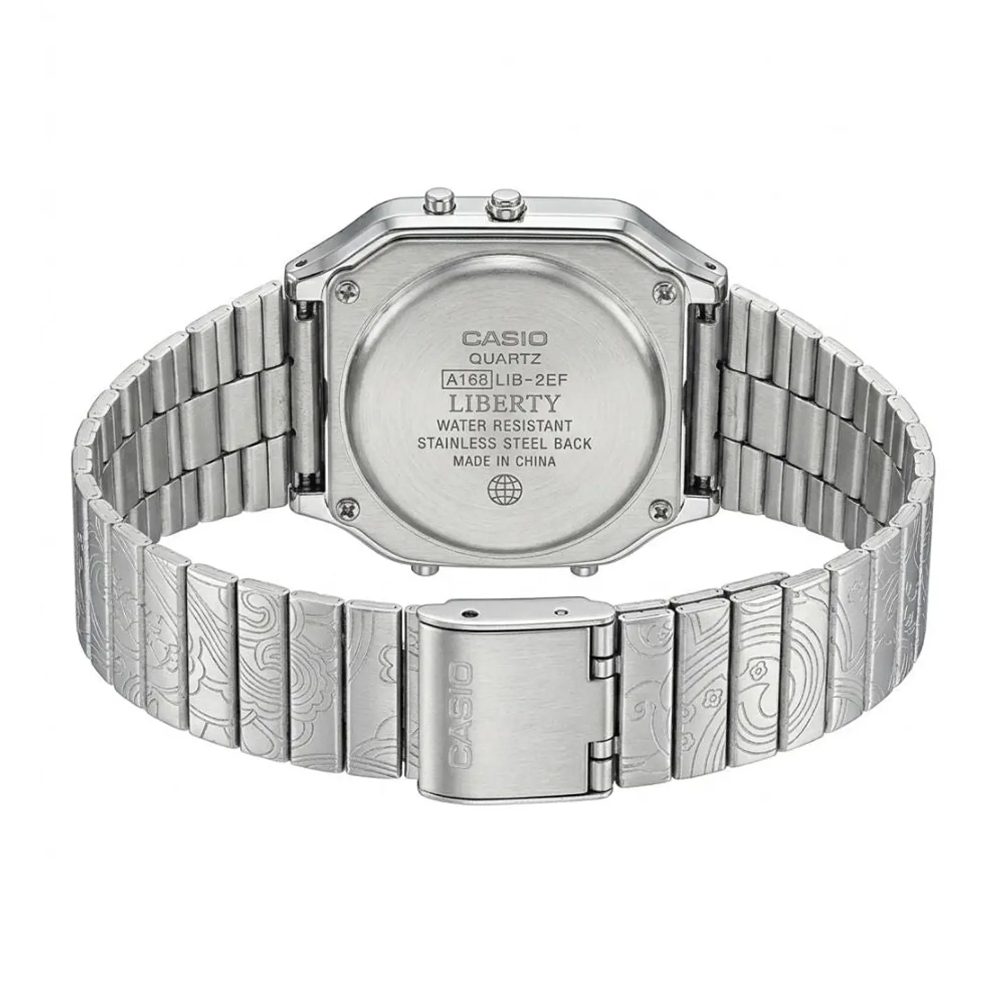 Reloj Digital - Analogo Casio AQ-230ELT-7ADR Unisex en Acero Color Plateado 2