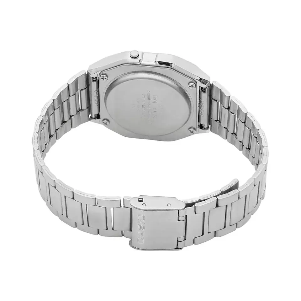 Reloj Digital Casio A158WEA-1DF Unisex en Acero Color Plateado 2