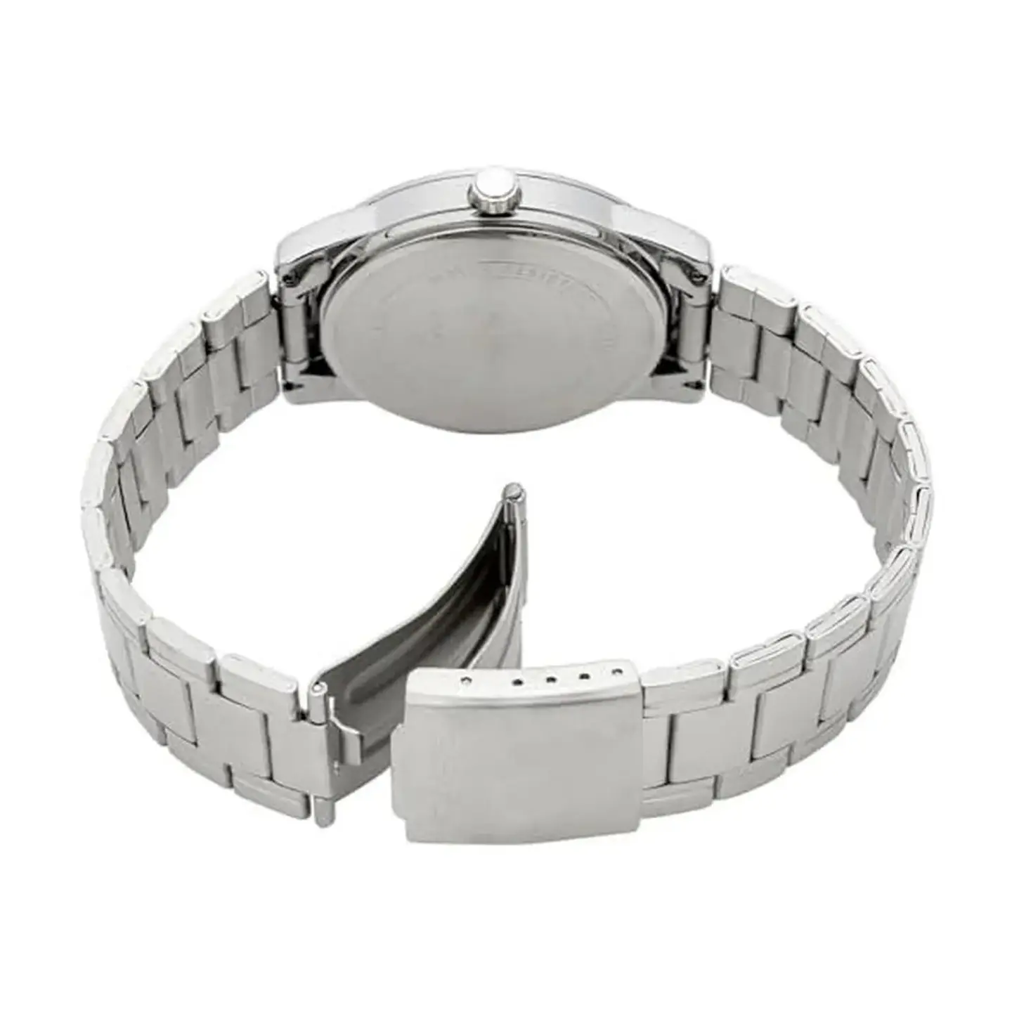 Reloj Analogo Casio MTP_V001D_1B Para Hombre en Acero Color Plateado 2