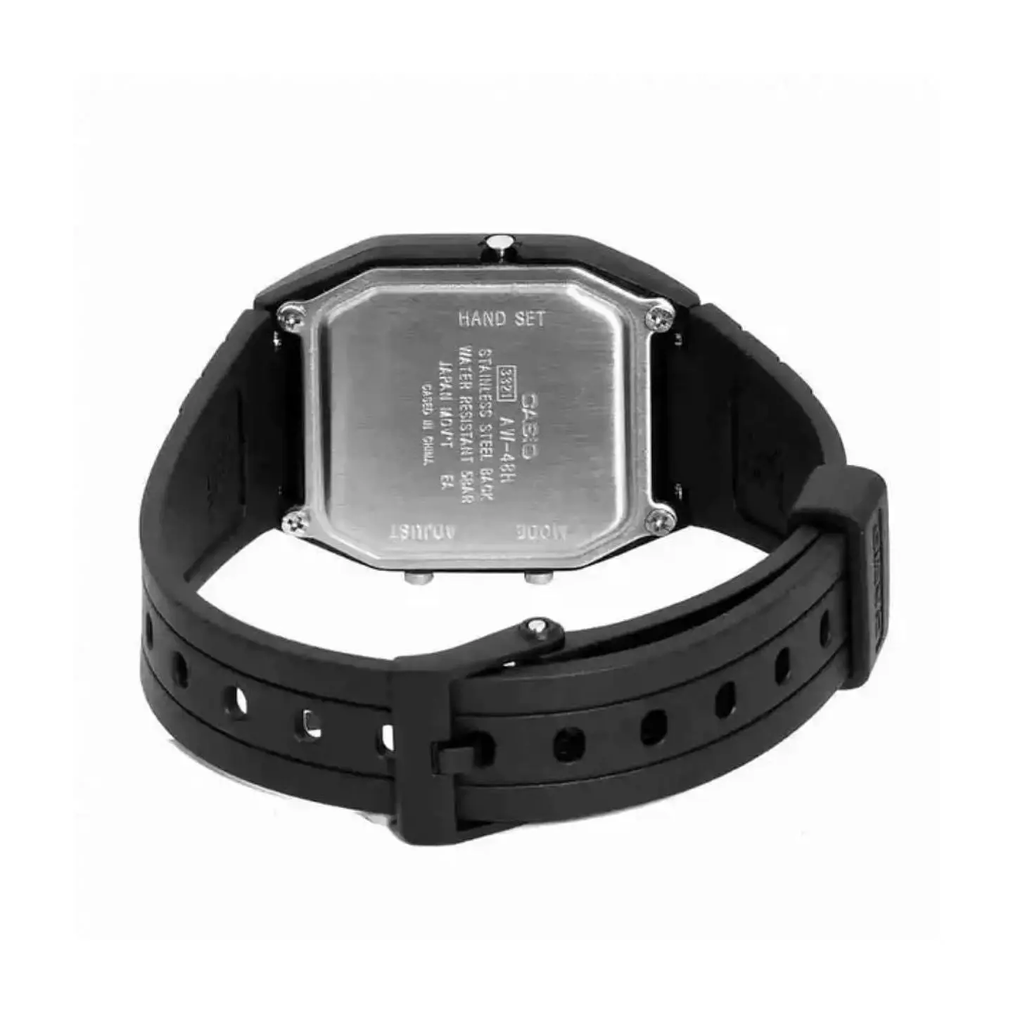 Reloj Digital - Analogo Casio AW-48HE-8AV Para Hombre en Acero Color Negro 2