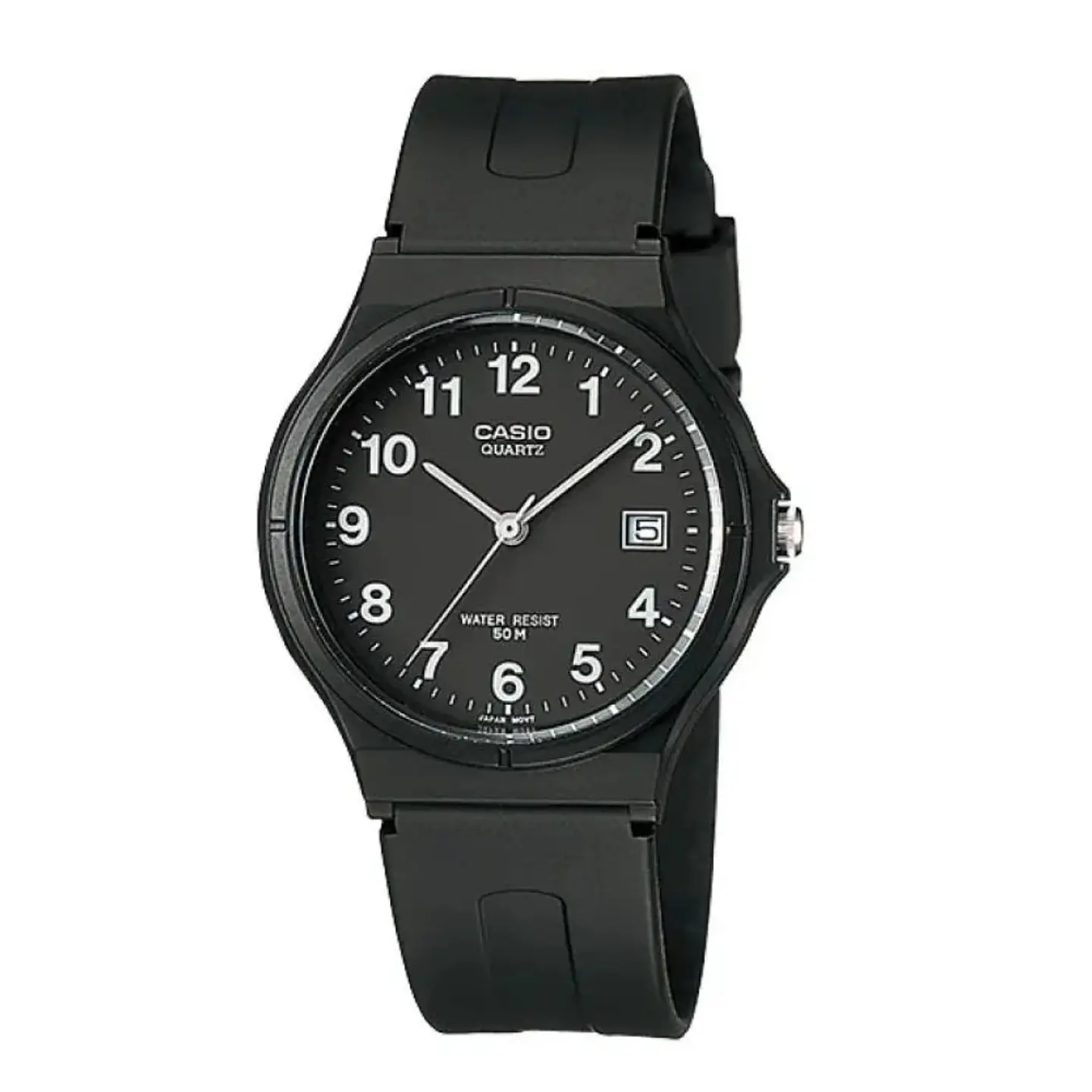 Reloj Analogo Casio MW59-1BVDF Para Hombre en Resina Color Negro 1