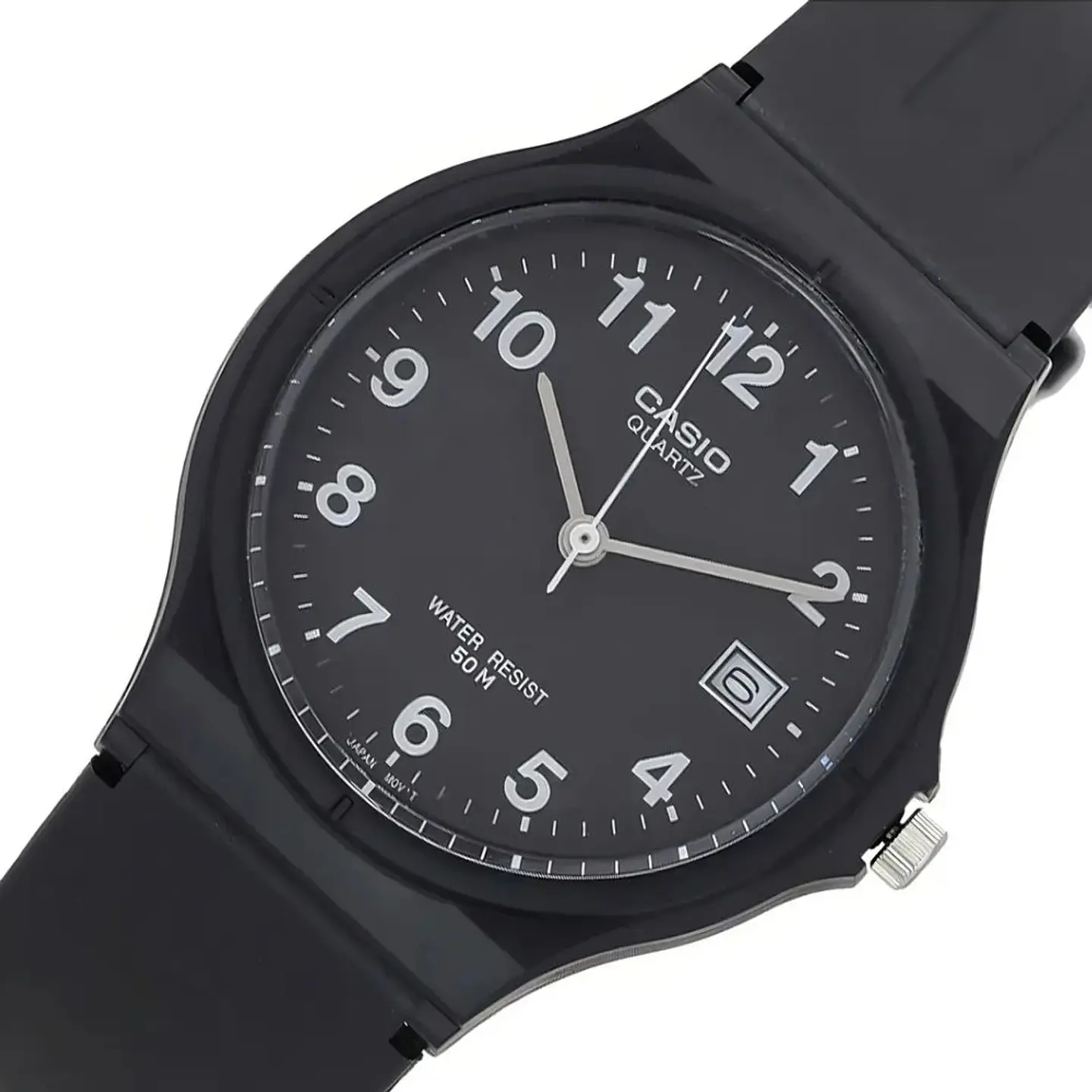 Reloj Analogo Casio MW59-1BVDF Para Hombre en Resina Color Negro 3