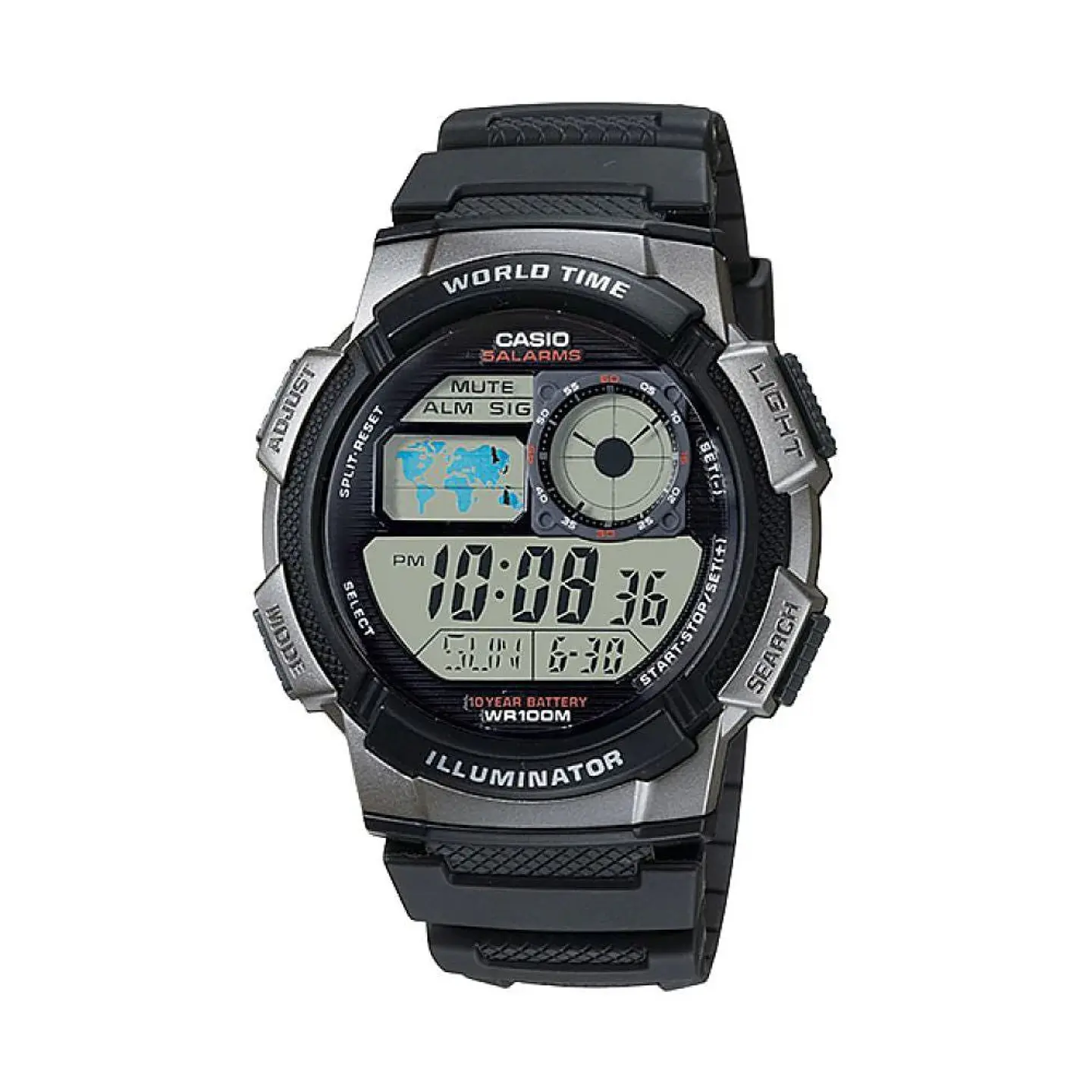 Reloj Digital Casio AE_1000W_1BV Para Hombre en Resina Color Negro 1