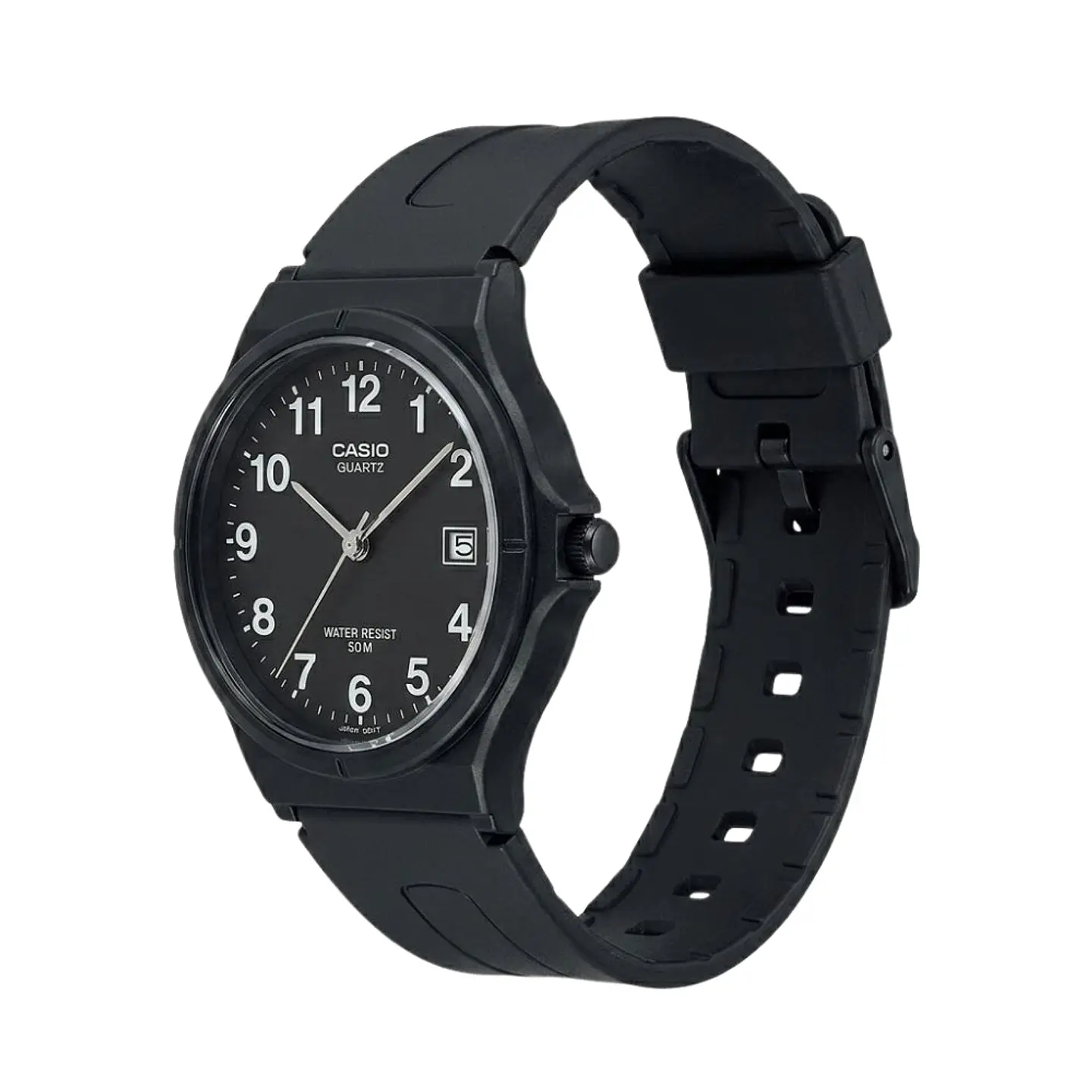 Reloj Analogo Casio MW59-1BVDF Para Hombre en Resina Color Negro 4