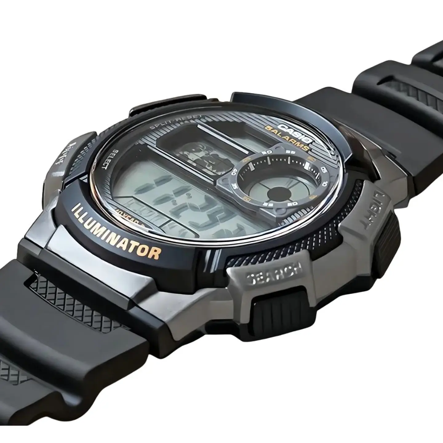 Reloj Digital Casio AE_1000W_1AV Para Hombre en Resina Color Negro 4