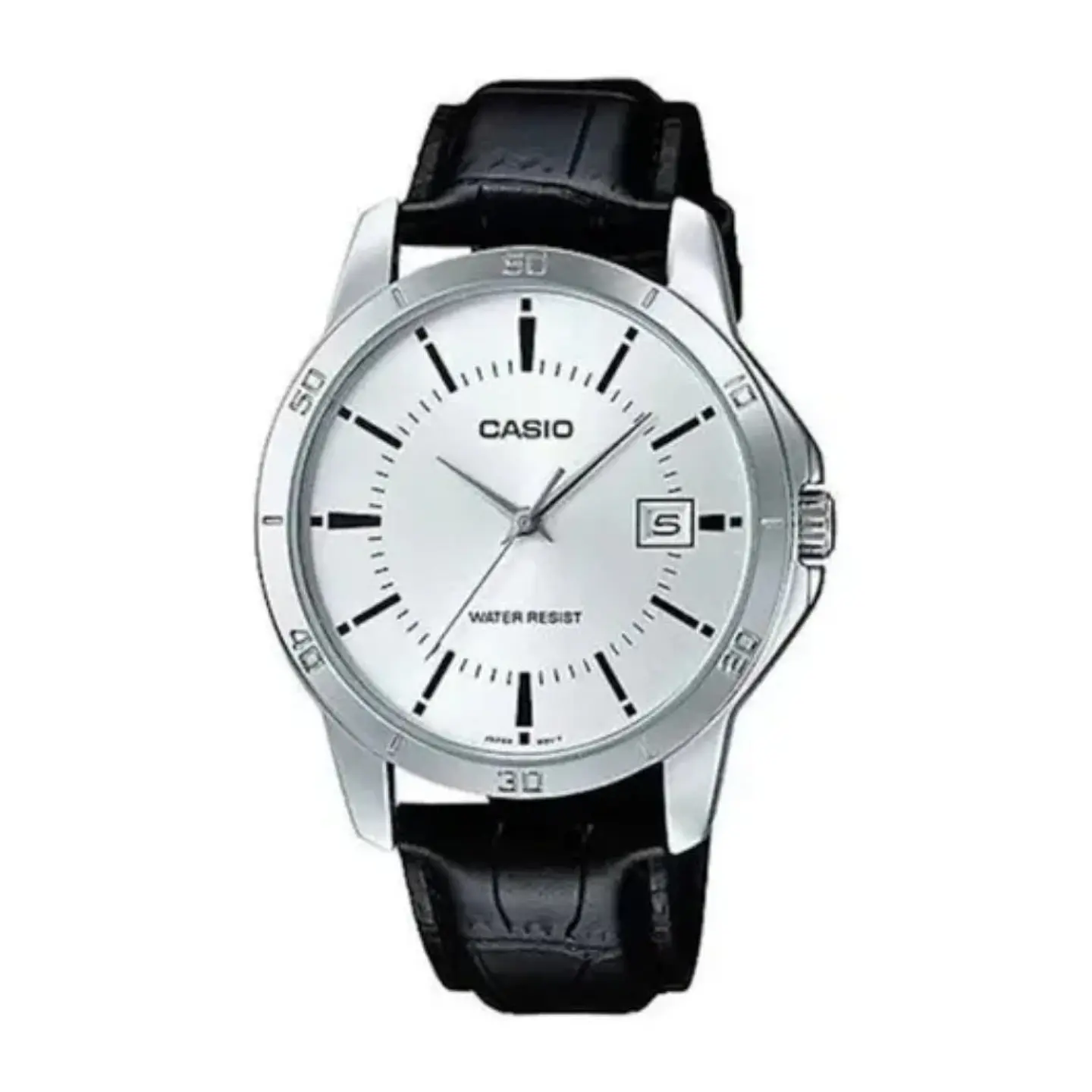 Reloj Analogo Casio MTP_V004L_7A Para Hombre en Acero Color Plateado 1