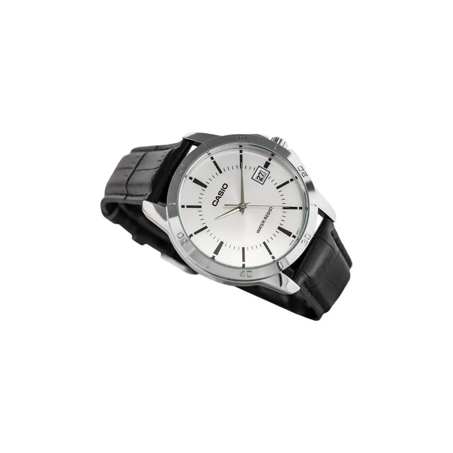 Reloj Analogo Casio MTP_V004L_7A Para Hombre en Acero Color Plateado 4