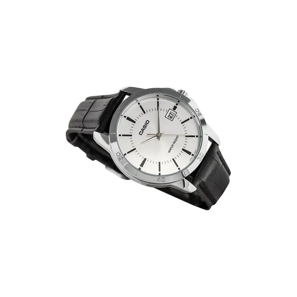 Reloj Analogo Casio MTP_V004L_7A Para Hombre en Acero Color Plateado 4