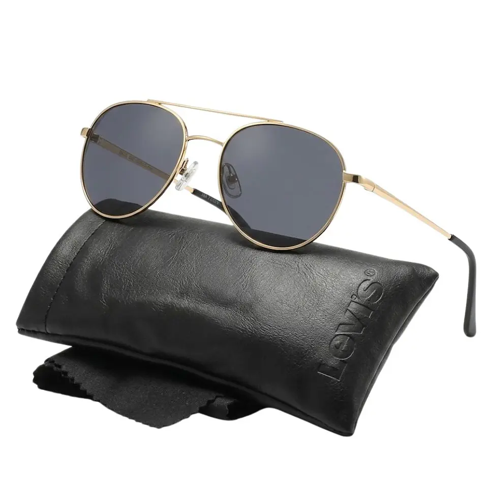 Gafas de Sol LEVIS OUTLOOK X13077 Dorado Unisex Talla 56mm 1