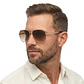 Gafas de Sol LEVIS OUTLOOK X13039 Marron Degrade Mujer Talla 62mm - Miniatura 6