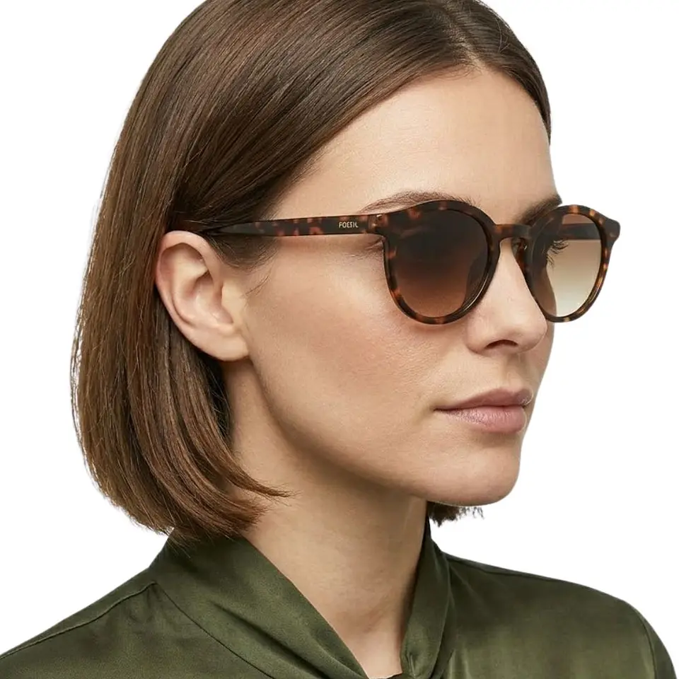 Gafas de Sol Polarizado FOSSIL OUTLOOK X82549 Marron Tortuga Mujer Talla 46mm 7