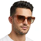 Gafas de Sol FOSSIL OUTLOOK X82739 Naranja Transparente Mujer Talla 55mm - thumbnail 6