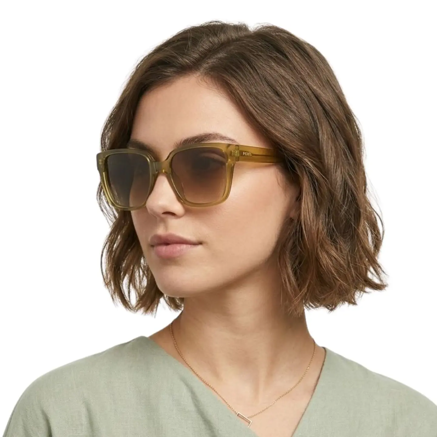 Gafas de Sol FOSSIL OUTLOOK X82754 Café Transparente Mujer Talla 55mm 7