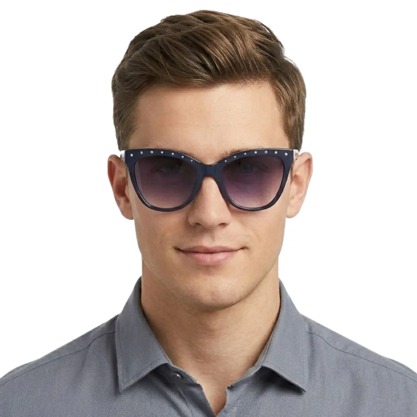 Gafas de Sol FOSSIL OUTLOOK 66353848 Gris Degrade Mujer Talla 53mm 7