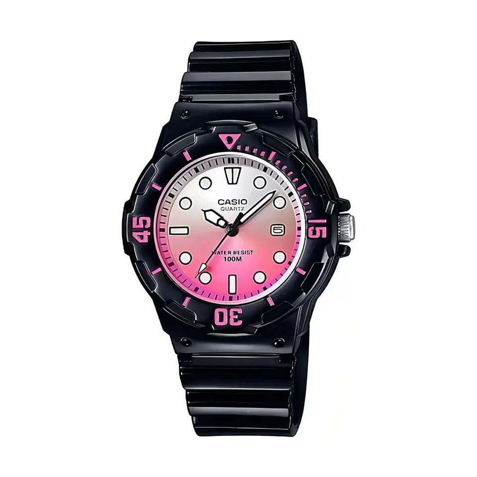 Reloj Analogo Casio LRW_200H_4EV Para Mujer en Resina Color Fucsia 1