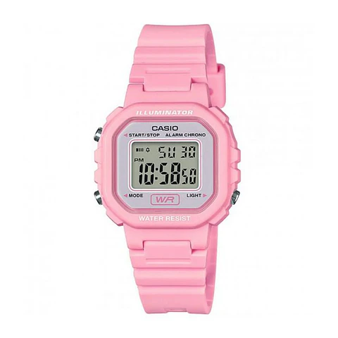 Reloj Digital Casio LA20WH-4A1DF Para Mujer en Acero Color Rosado