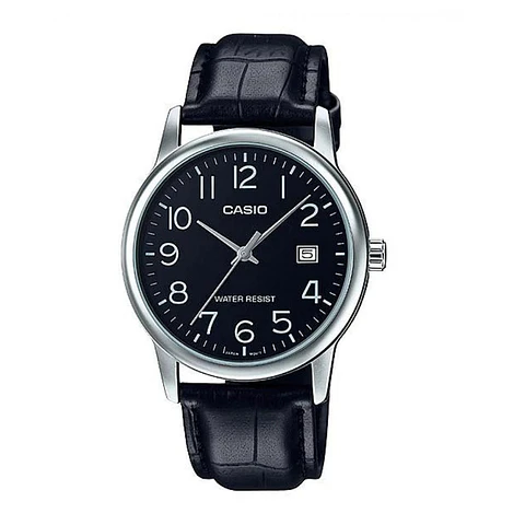 Reloj Analogo Casio MTP_V002L_1B Para Mujer en Acero Color Negro