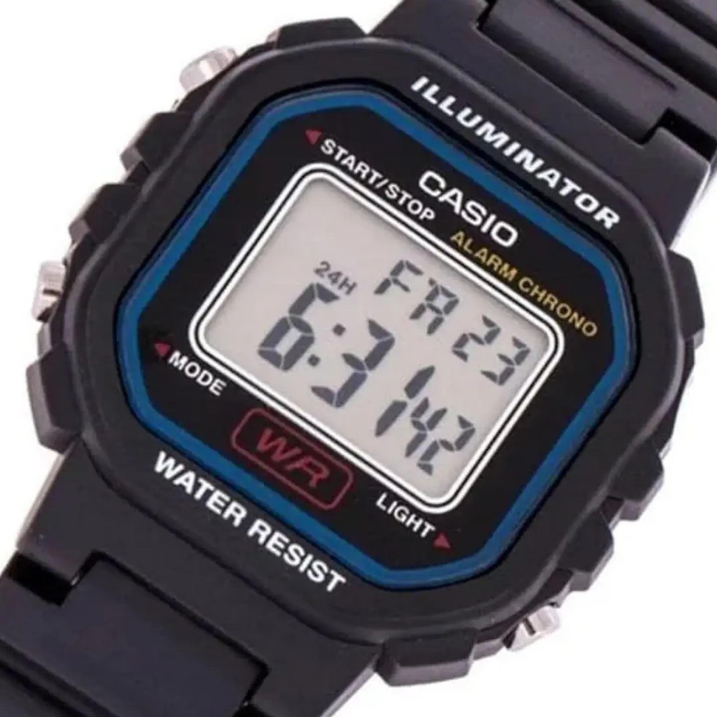 Reloj Digital Casio LA20WH-1CDF Para Unisex en Acero Color Azul 3