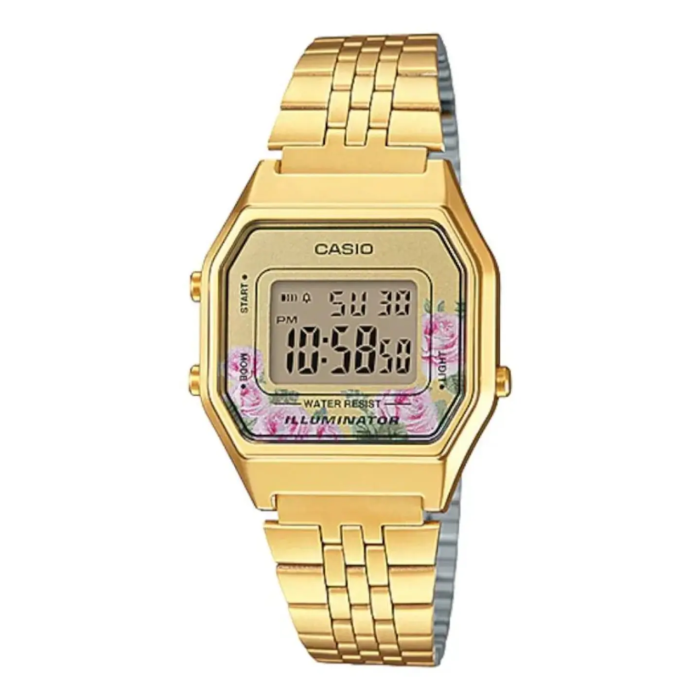 Reloj Digital Casio LA680WGA-4CDF Para Mujer en Acero Color Dorado 1