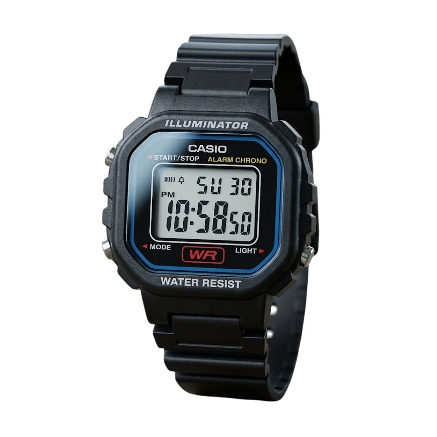 Reloj Digital Casio LA20WH-1CDF Para Unisex en Acero Color Azul 4