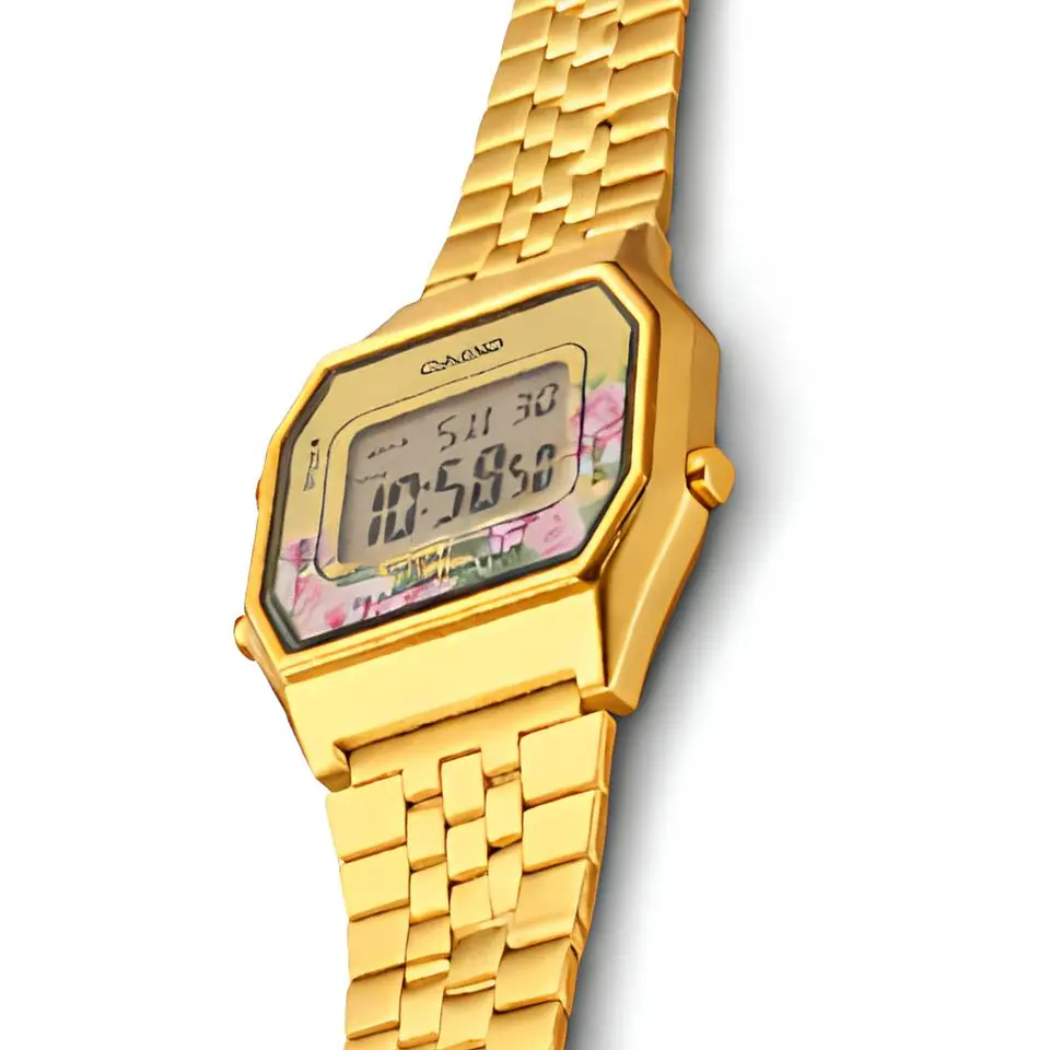 Reloj Digital Casio LA680WGA-4CDF Para Mujer en Acero Color Dorado 3