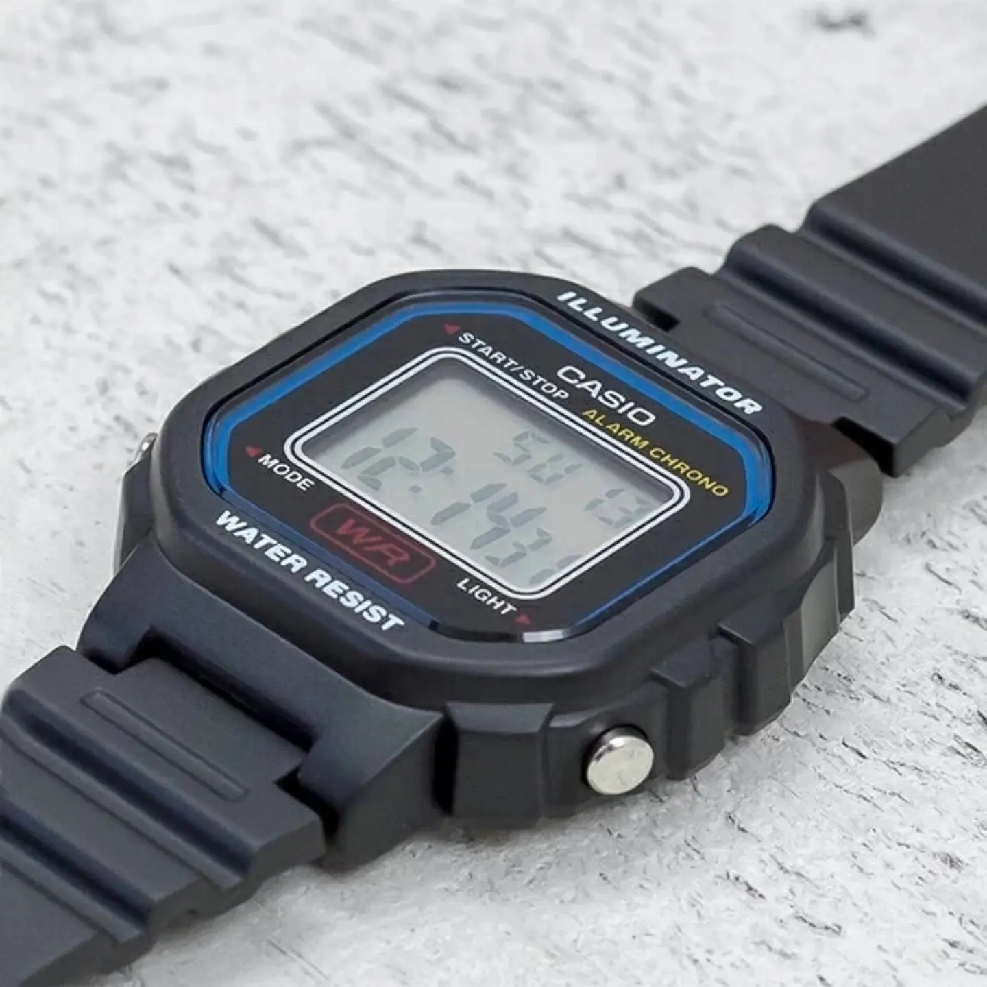 Reloj Digital Casio LA20WH-1CDF Para Unisex en Acero Color Azul 5