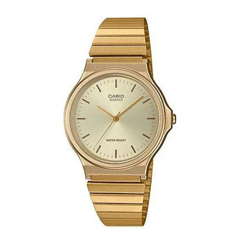 Reloj Analogo Casio MQ-24G-9EDF Para Mujer en Acero Color Dorado