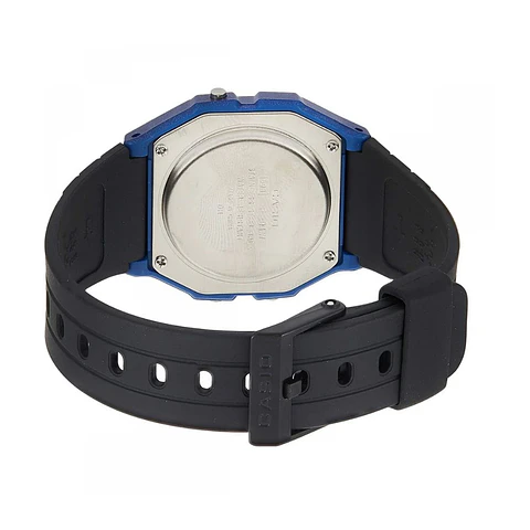 Reloj Digital Casio F_91WM_2A Para Hombre en Acero Color Azul