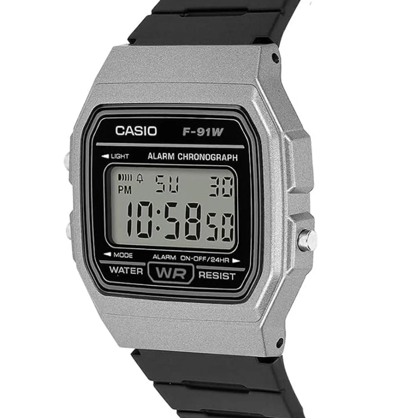 Reloj Digital Casio F_91WM_1B Para Hombre en Acero Color Negro 4