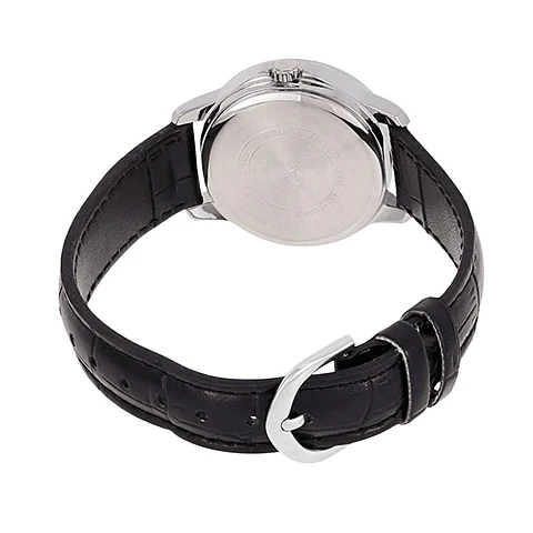 Reloj Analogo Casio LTPV004L-1BUDF Para Unisex en Acero Color Negro