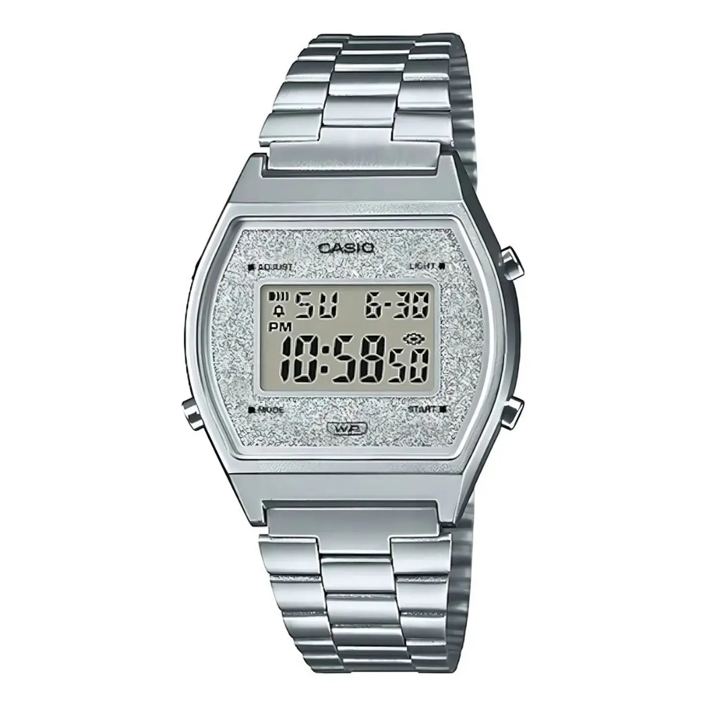 Reloj Digital Casio B640WDG7DF Para Mujer en Acero Color Plateado 1