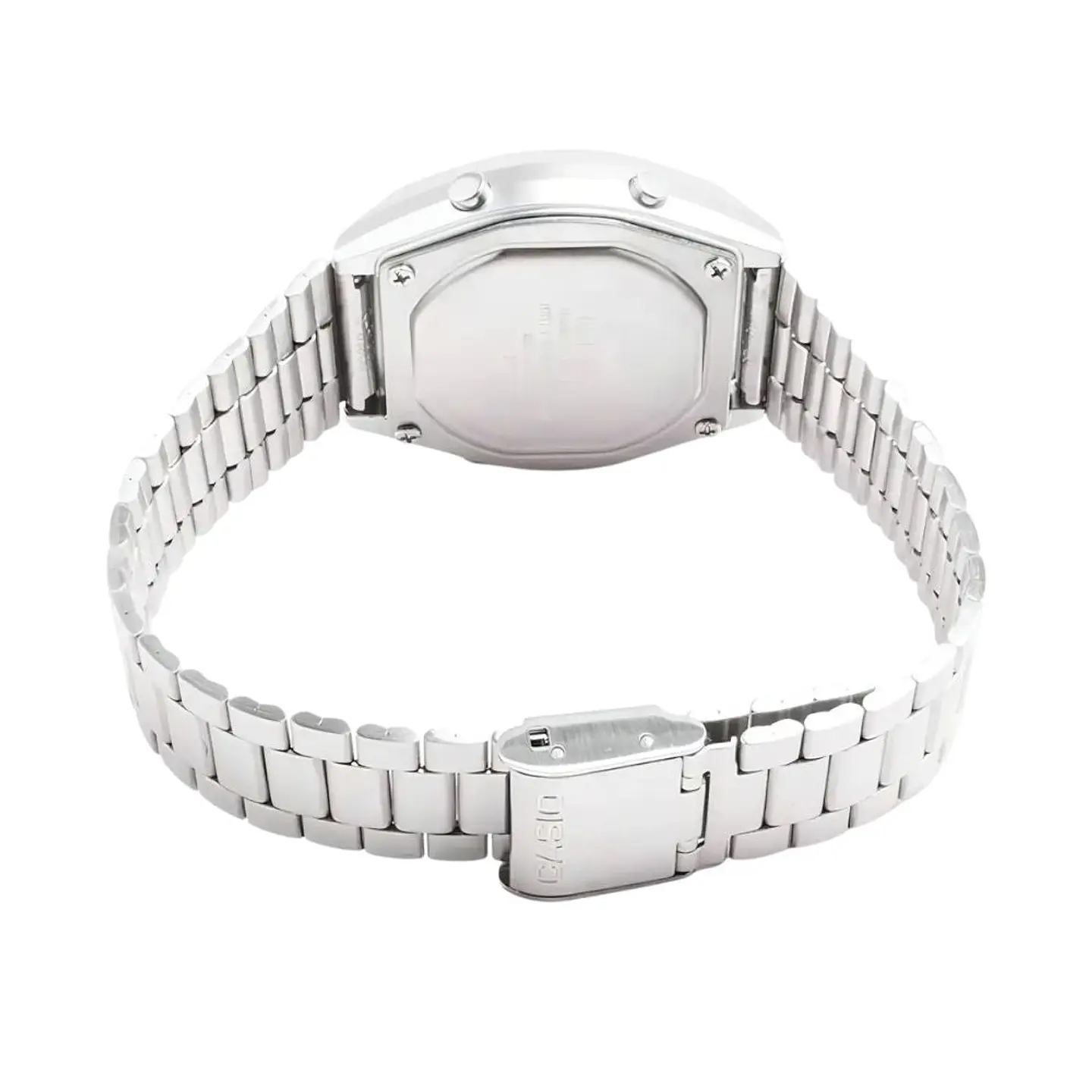 Reloj Digital Casio B640WDG7DF Para Mujer en Acero Color Plateado 2