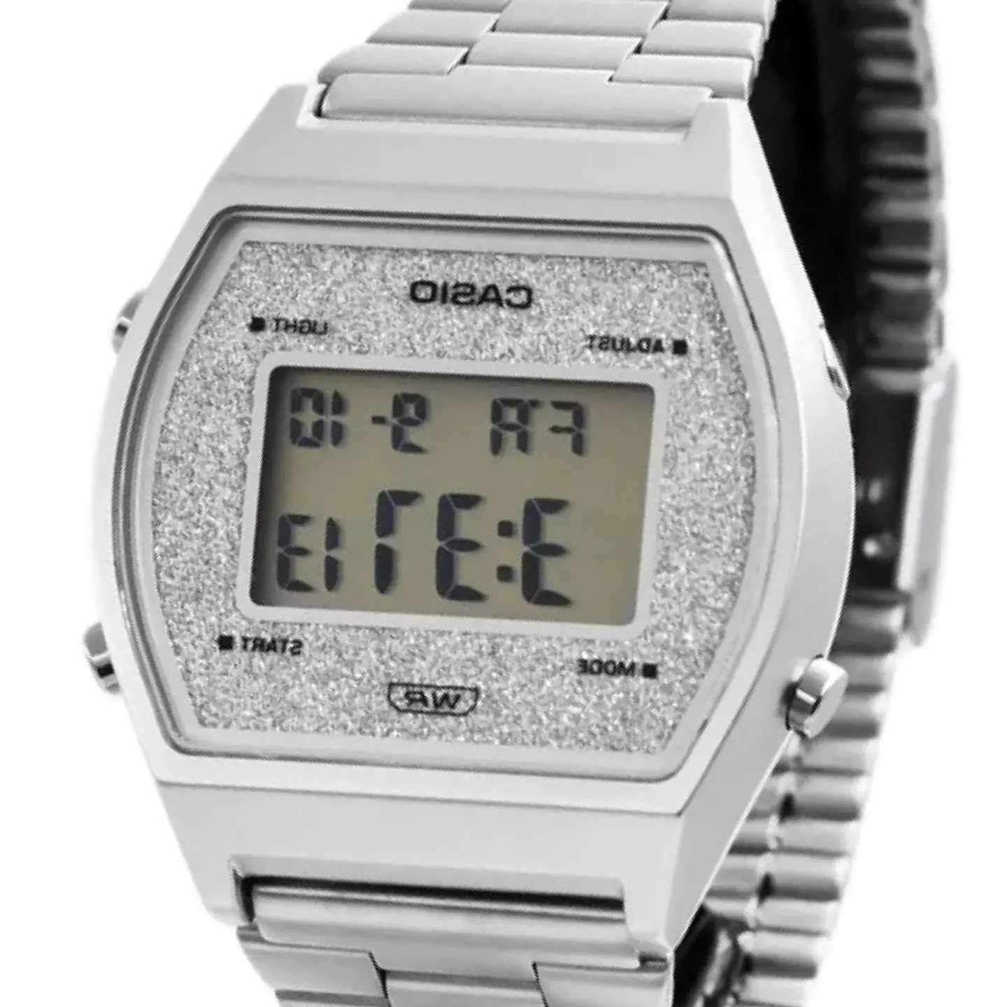 Reloj Digital Casio B640WDG7DF Para Mujer en Acero Color Plateado 4