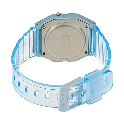 Reloj Digital Casio F91WS-2DF Unisex en Acero Color Azul
