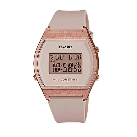 Reloj Digital Casio LW204-4ADF Unisex en Acero Color Rosado