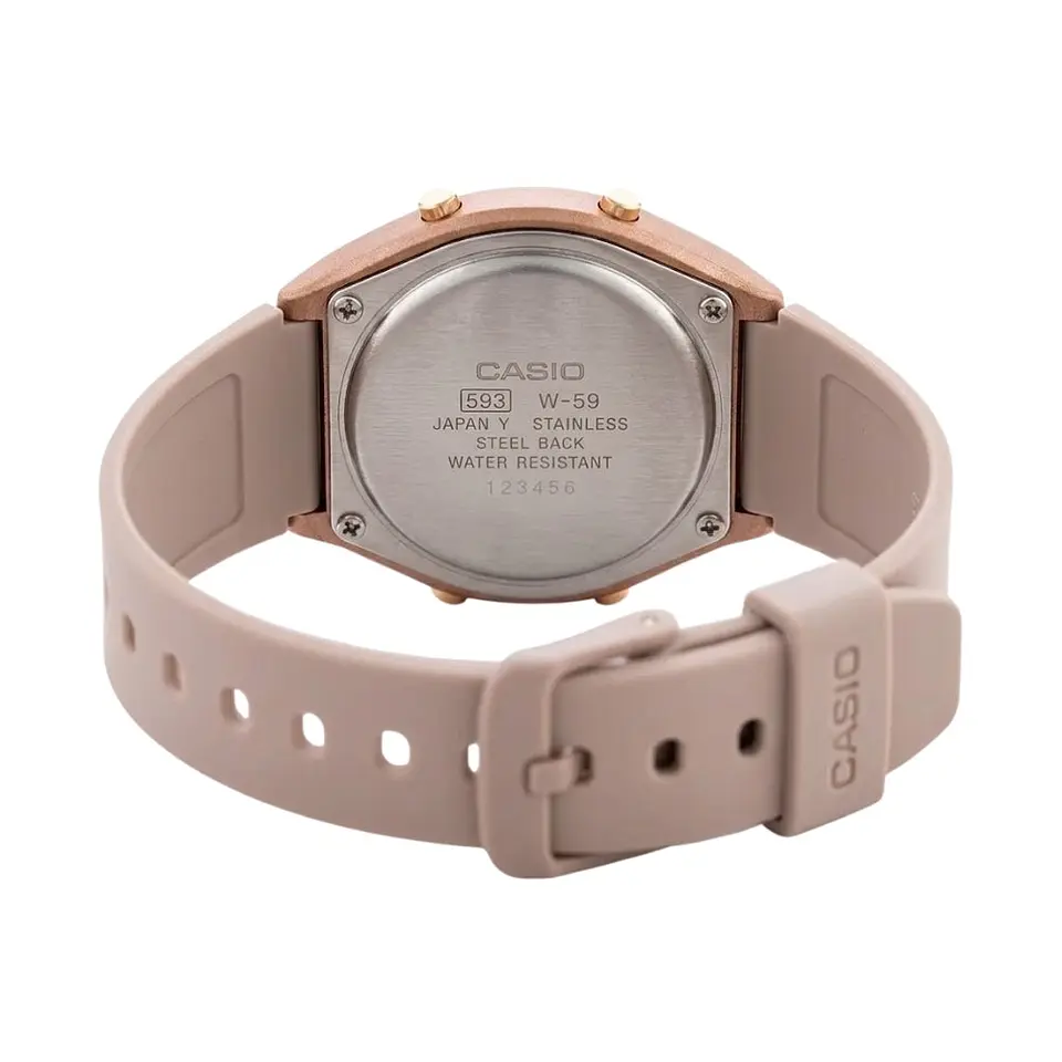 Reloj Digital Casio LW204-4ADF Unisex en Acero Color Rosado 2